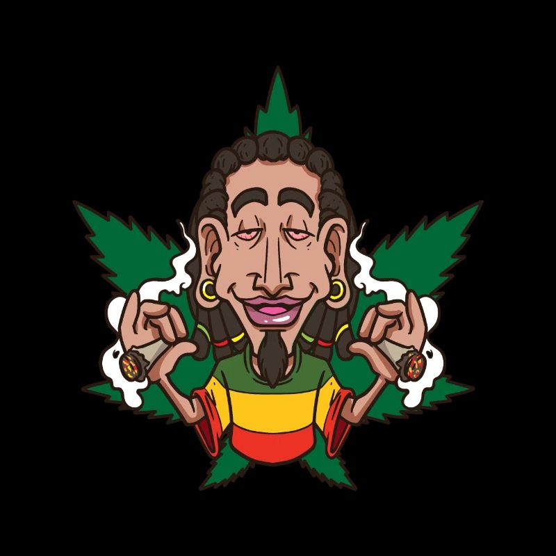 Unkraut Rastafari Mann