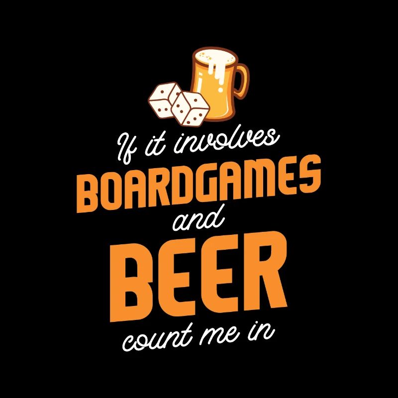 Brettspiele und Bier Nerd Geek Spieleabend