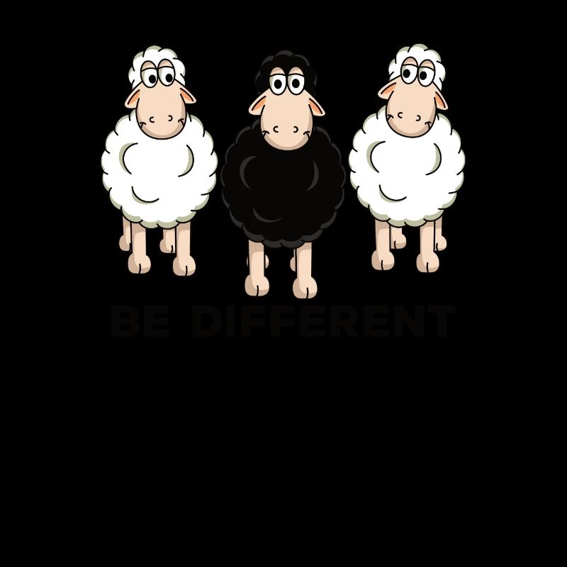Schaf Schafe Be different Geschenk