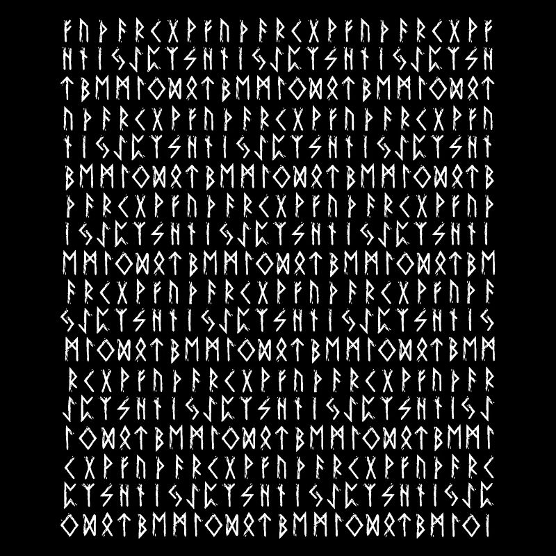 24 Elder Futhark Runen Reihe Hintergrund