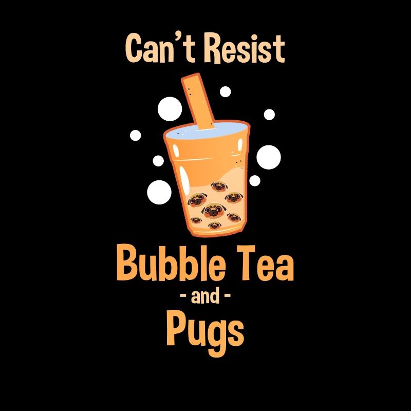 Boba Tea kawaii Mops Spruch