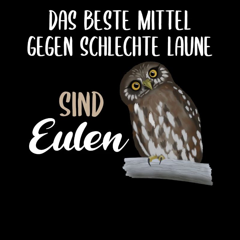 Eule Süßer Uhu Vogel Lustiger Spruch Geschenk