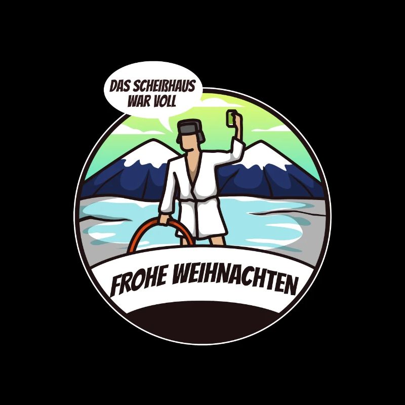 Frohe Weihnachten das Scheißhaus war voll