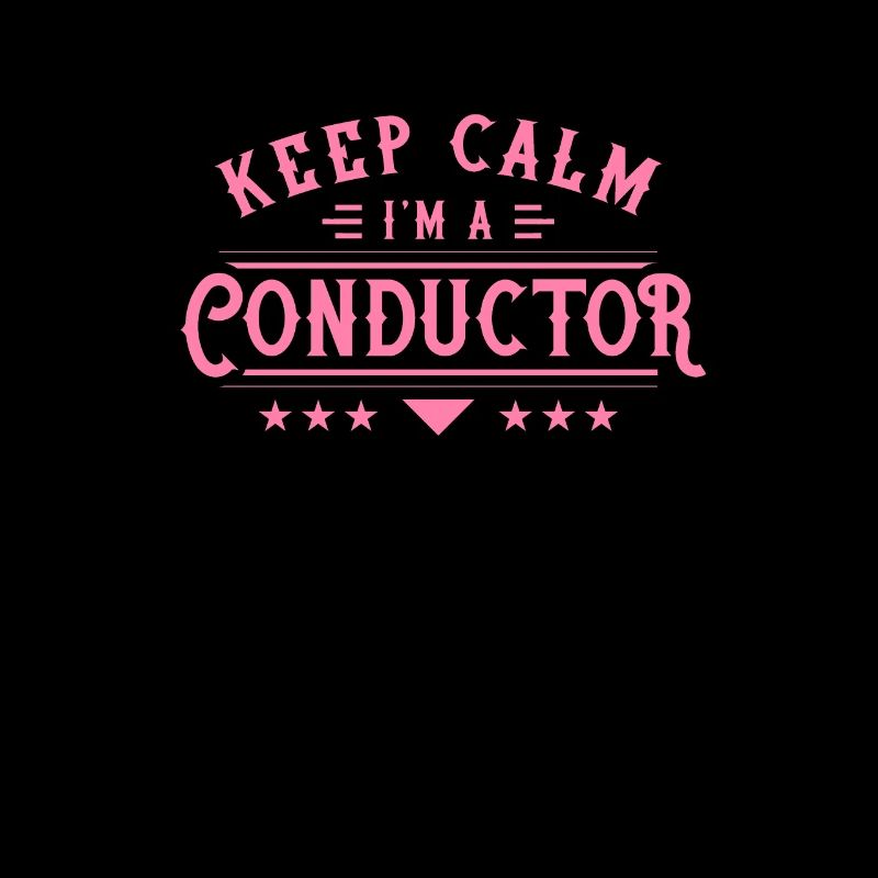 Bleib ruhig ich bin ein Dirigent Dirigentin Sprüch