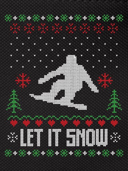 Lass es Schnee hässlichen Weihnachtspullover