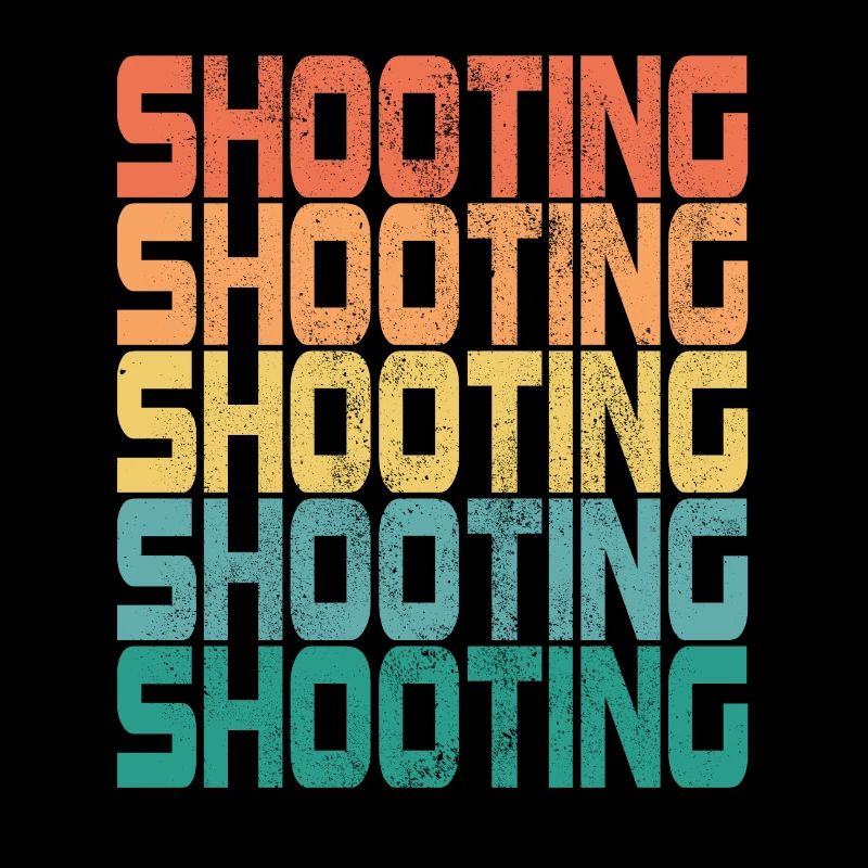 Shooting Shooting Saying Retro Gift