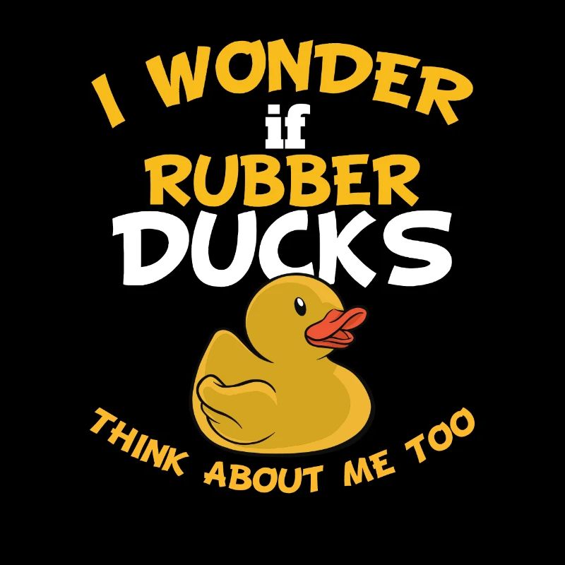 Je me demande si les canards en caoutchouc pensent trop à moi bain