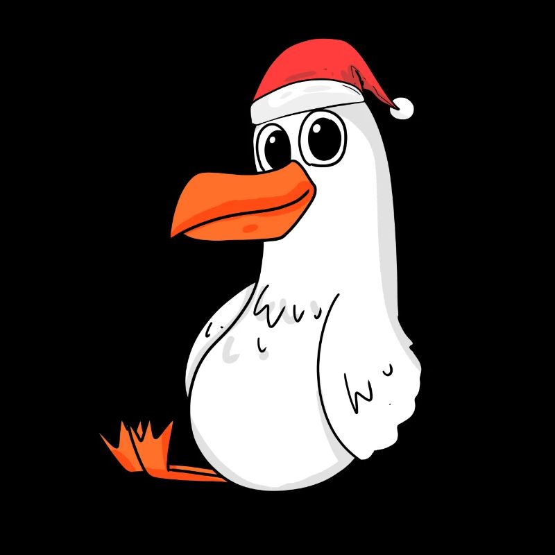 Möwe Weihnachten