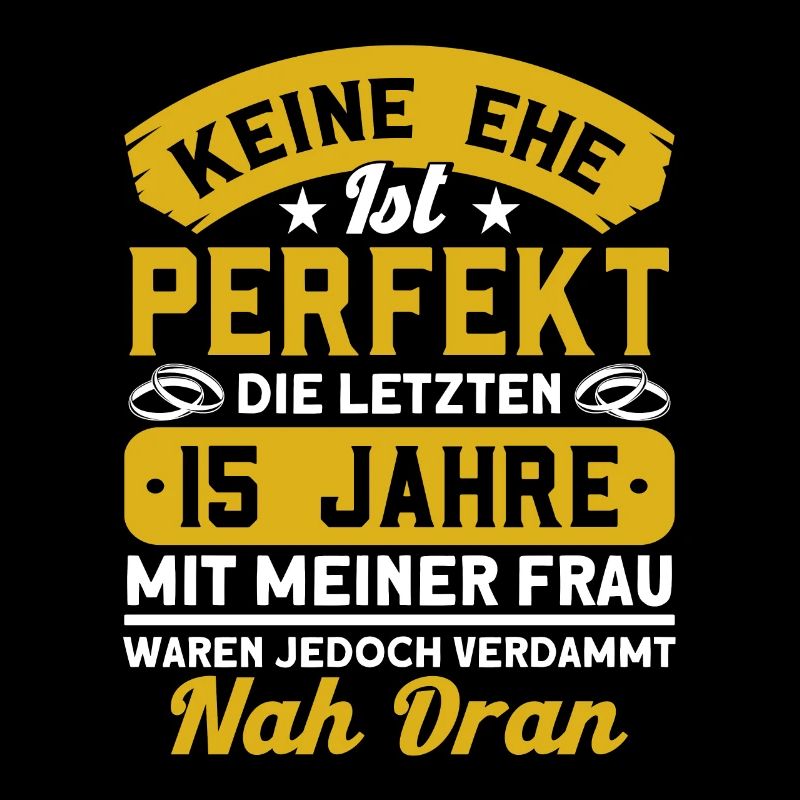 15. Hochzeitstag Kristallhochzeit Ehepaar Geschenk