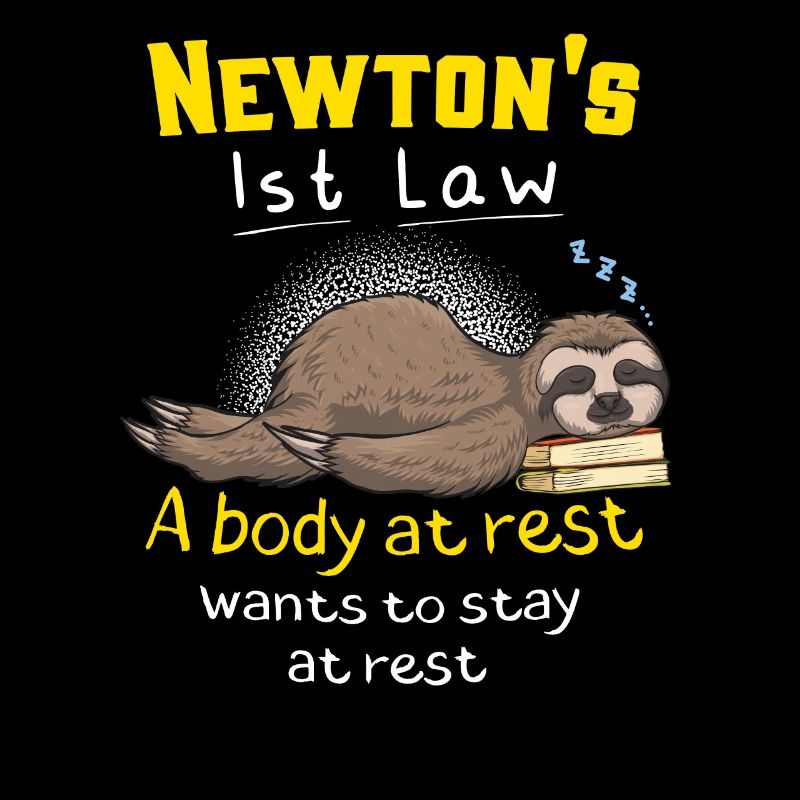 Newton's First Law Funny Physics Joke