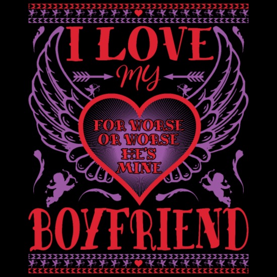 I LOVE MY BOYFRIEND - FUNNY ROMANTIC LOVE QUOTES' Bum Bag | Spreadshirt