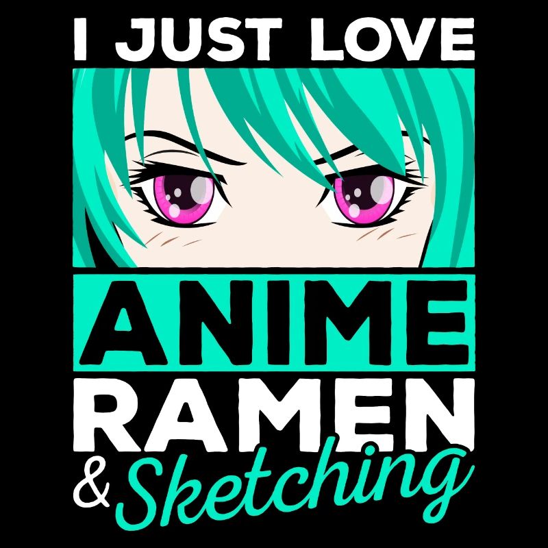 I Just Love Anime Ramen Sketching Manga Gift