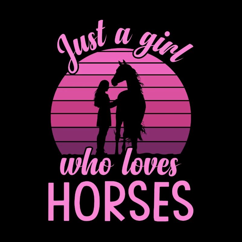 Fille Cheval Pferd Juste Une Fille