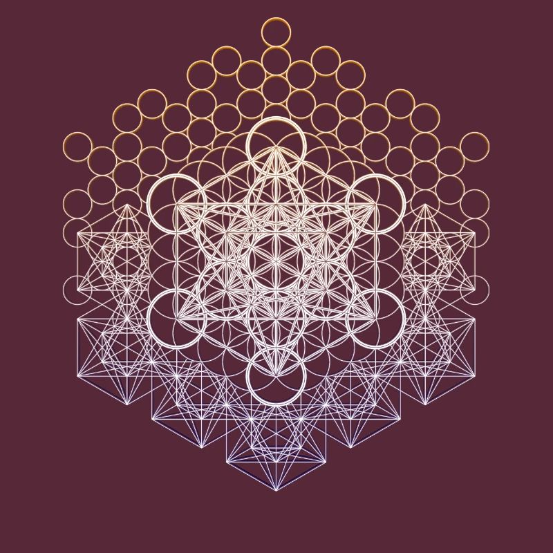Métatrons Cube Géométrie Sacrée Connectée