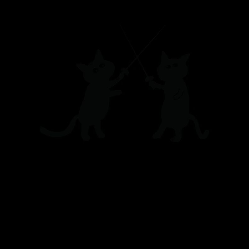 Fechten Katzen Fechter