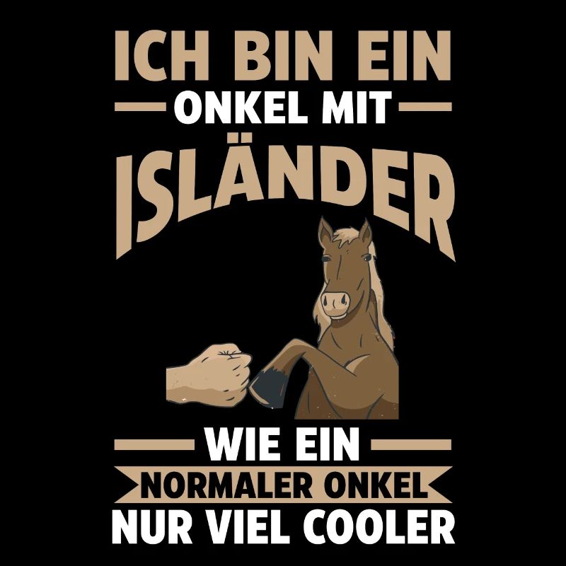 Pferd Onkel Patenonkel Isländer Reiter Pferde