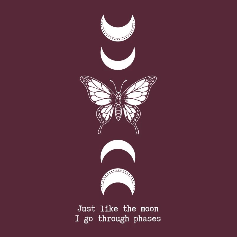 Papillon monarque comme la lune