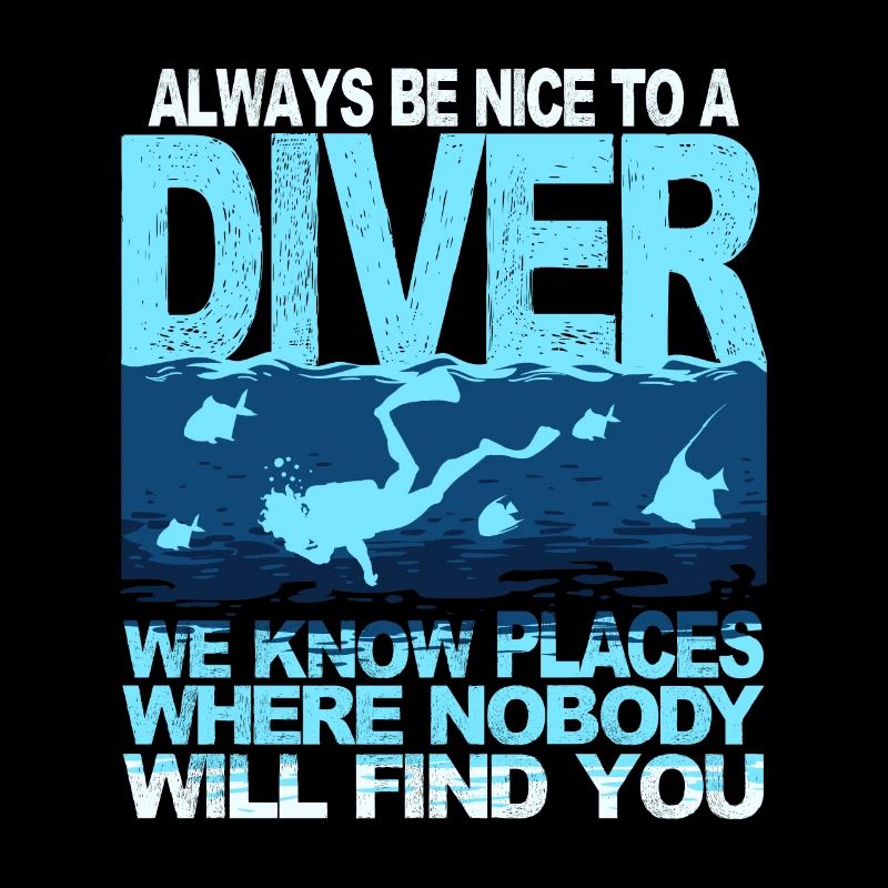 Funny Scuba Diving Deep Sea Diver