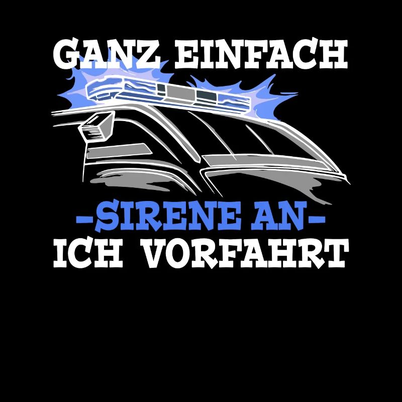 Rettungsdienst Sirene AN Vorfahrt Blaulicht