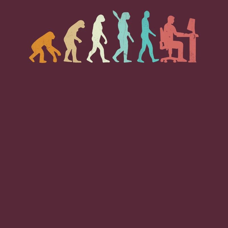 Evolution Programmeur Codeur Gamer Développeur Geek