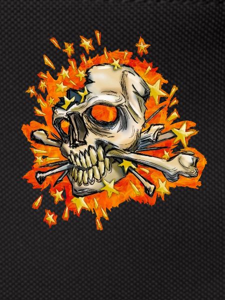 exploding skull