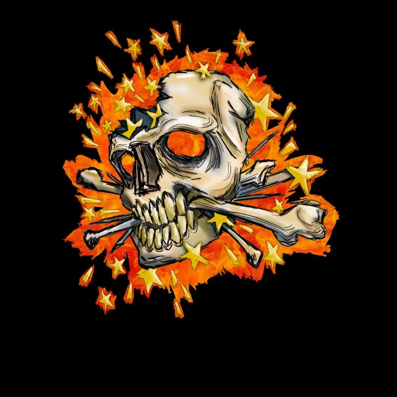 exploding skull