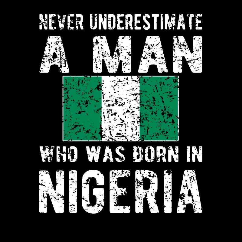 Fier drapeau nigérian nigérian