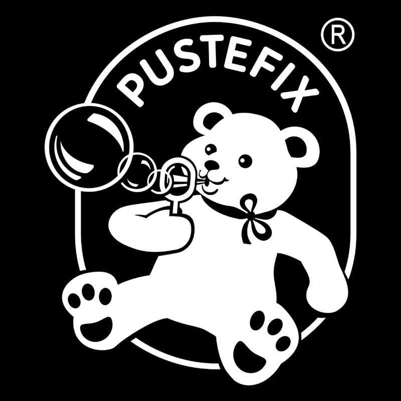PUSTEFIX Logo weiß