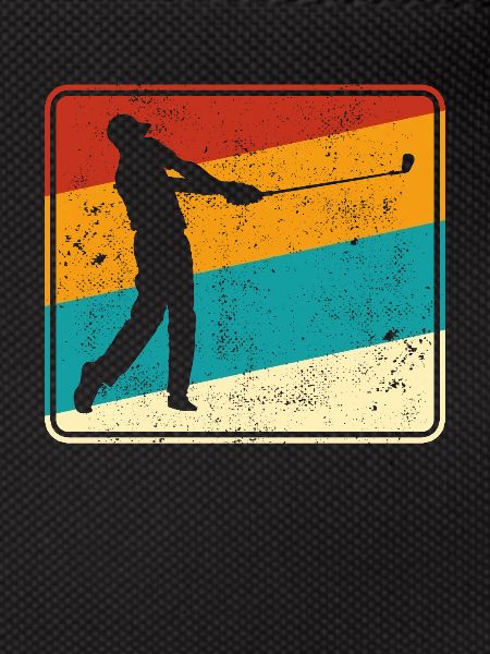 Logo de golf Rétro
