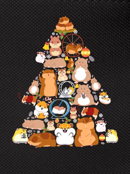 Hamster Christmas Tree Hammy