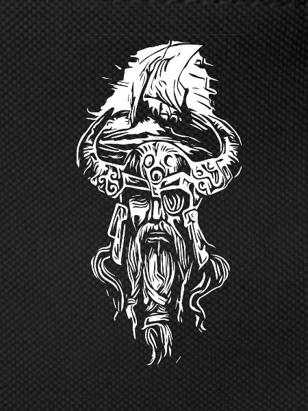 Vikings with sailing ship
