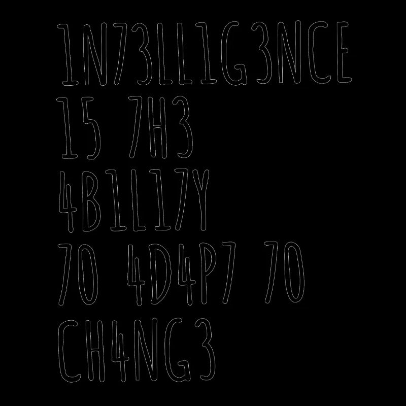Intelligence funny saying