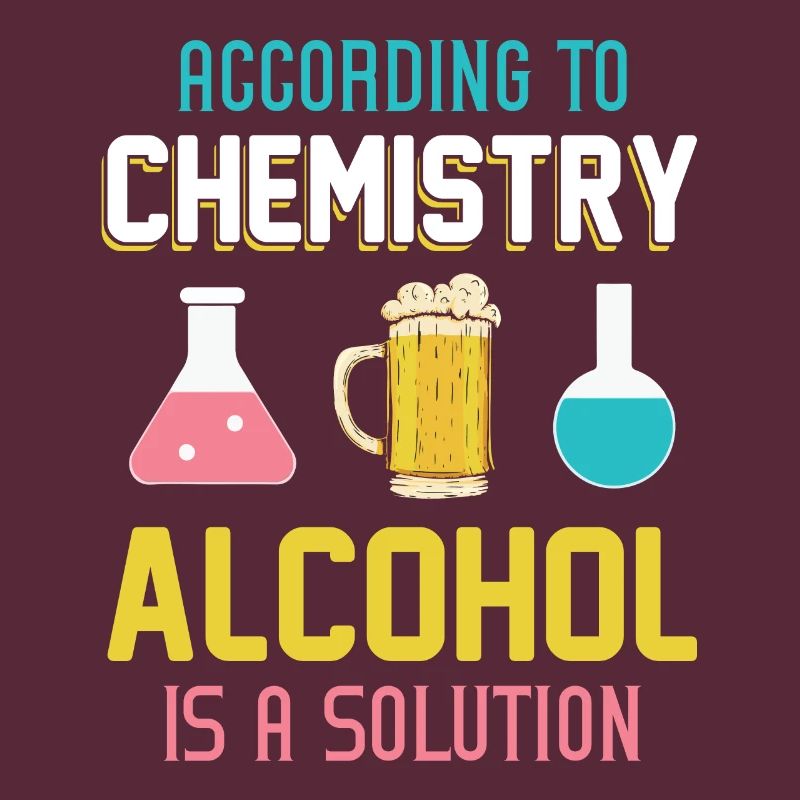 Selon la chimie, l’alcool est une solution