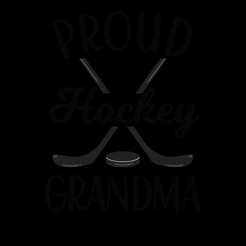 Stolze Eishockey-Großmutter Eishockey-Großmutter