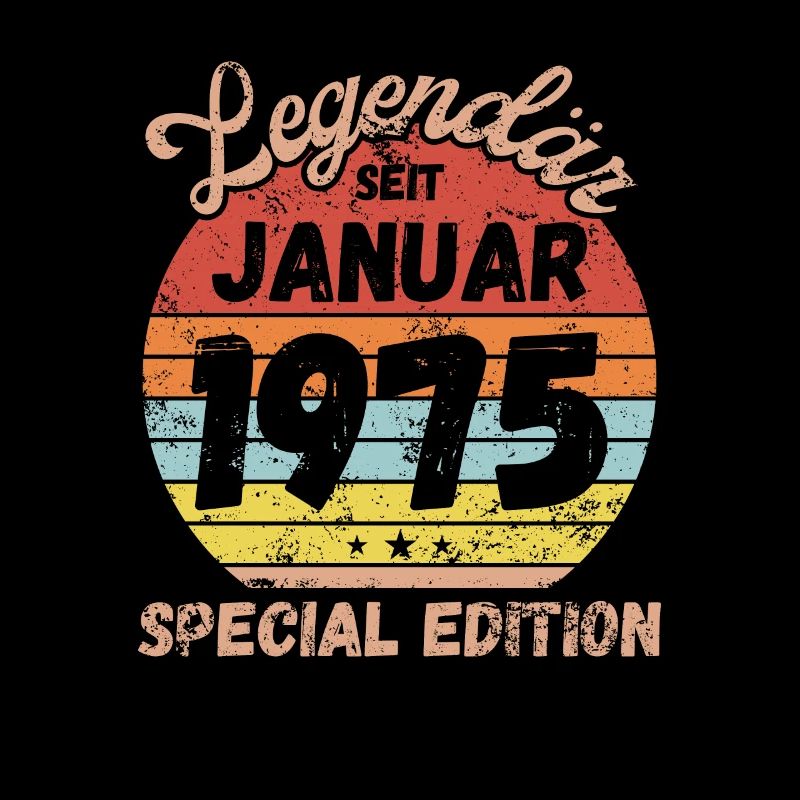 Januar 1975 - Geburtstag im Januar