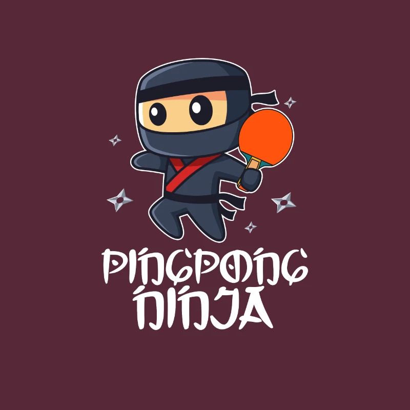 Ping-Pong Ninja Table Tennis Ping-pong Gift