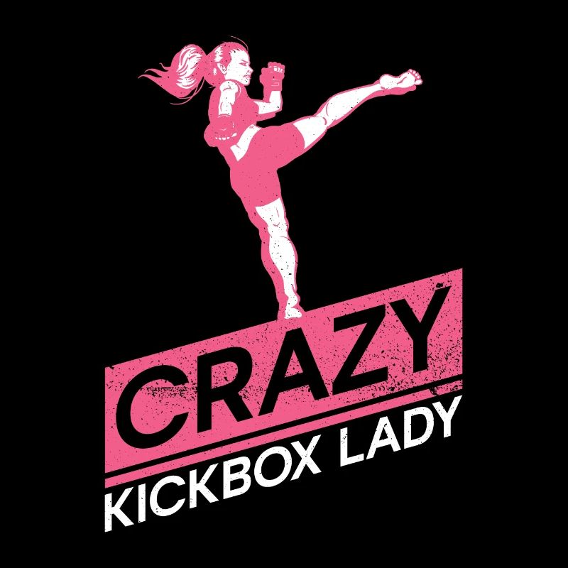 Crazy Kickbox Lady - Kickboxing Kickboxer