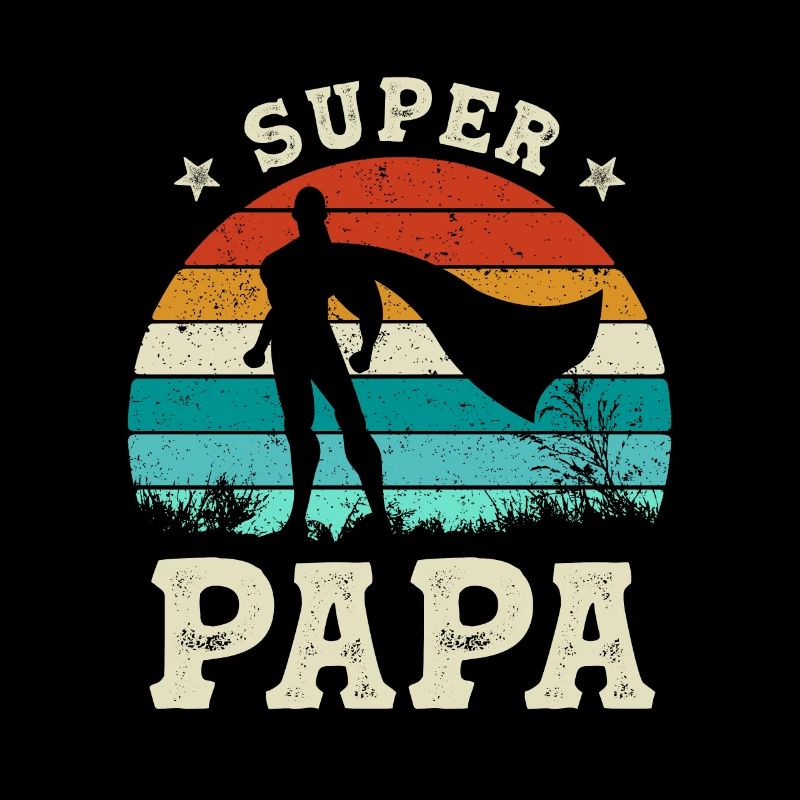 Super Papa Geschenk Superheld Vatertag