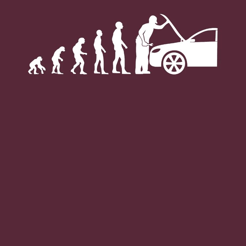 Mécanicien de construction de véhicule Drôle d’évolution Cadeau