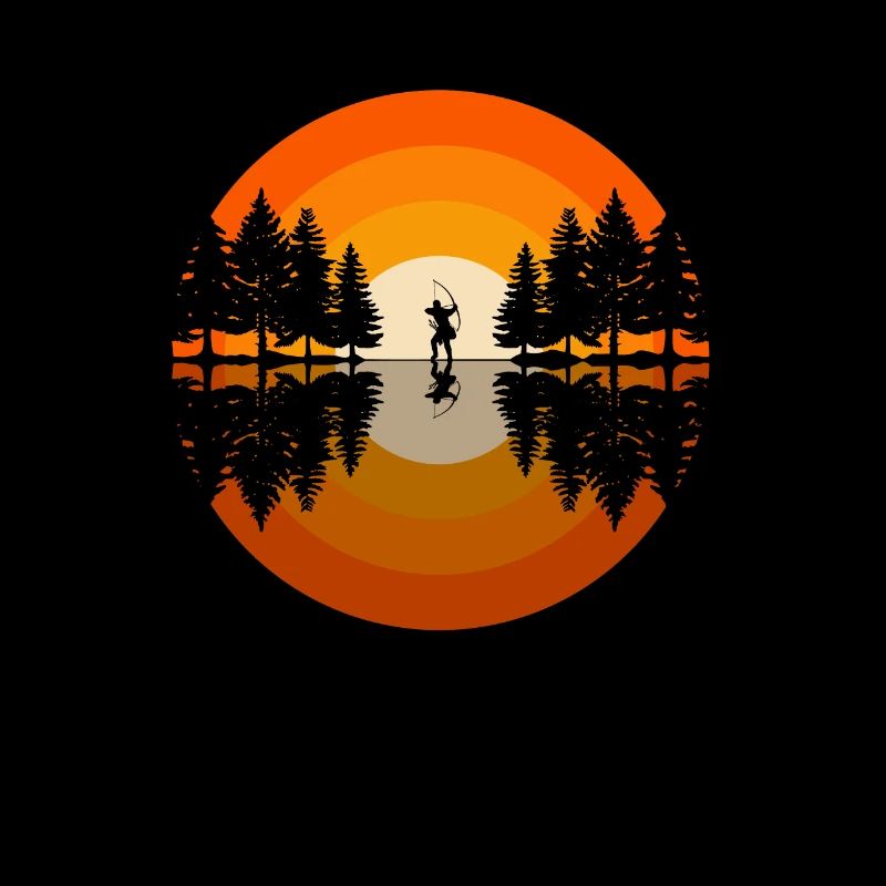 Bogenschütze Bogensport Pfeil Bogen Bogenschießen