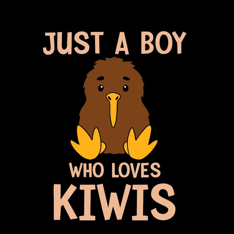 Netter Junge Der Kiwi geschenk Sitzt