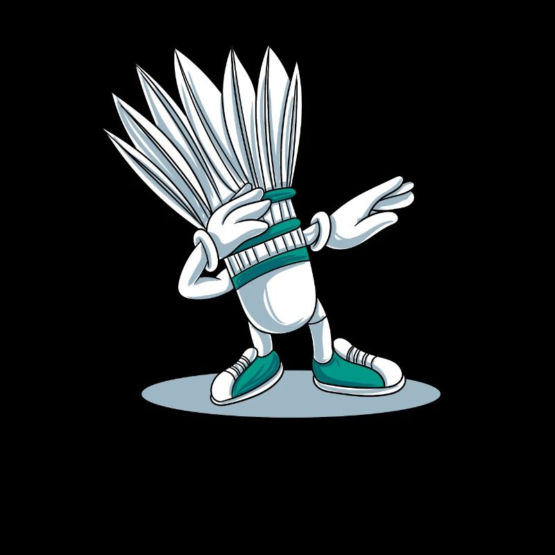 Funny Badminton Dab Dabbing Badminton