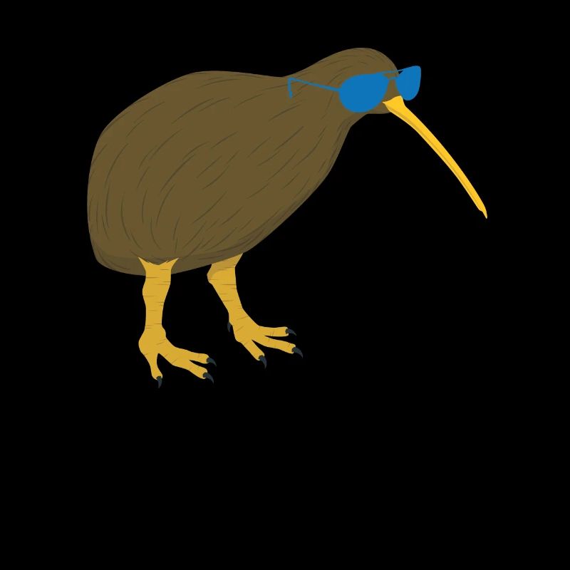Kiwi Vogel Mit Sonnenbrille