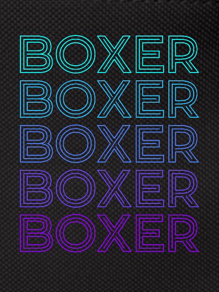 Boxer Chien Rétro