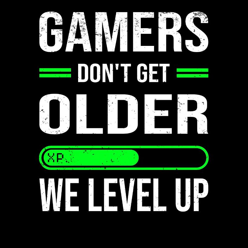 Grunge Gamer Geburtstagsparty Geburtstag Level Up