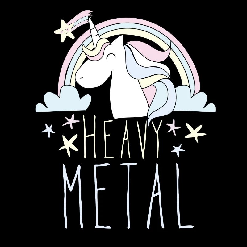 Heavy Metal Einhorn