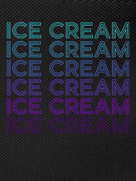 Ice Cream Bag Retro