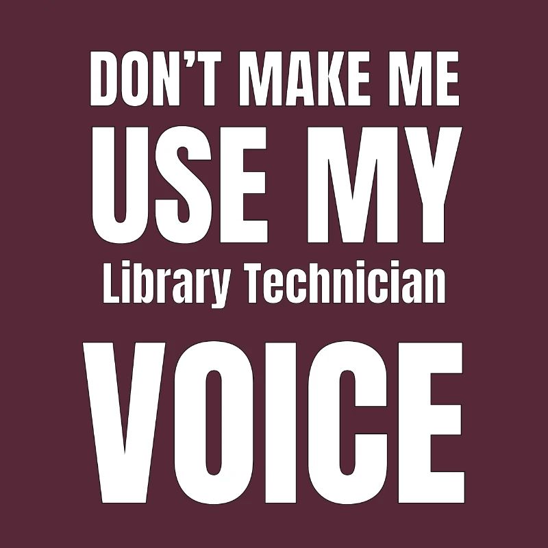 Ne me forcez pas à utiliser ma voix de technicien