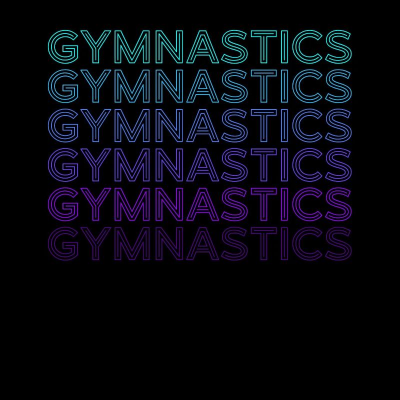Gymnastics Gymnast Retro