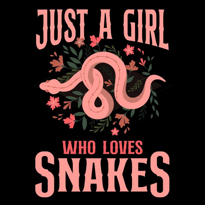 Snake Serpent Flower Floral Just A